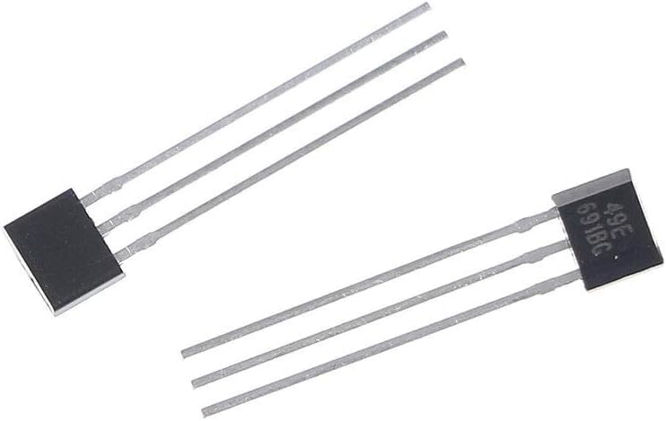 [Australia - AusPower] - 10Pcs Black Hall Element 49E Oh49E Ss49E Linear Sensor Hall Sensor Hall Effect Sensors 