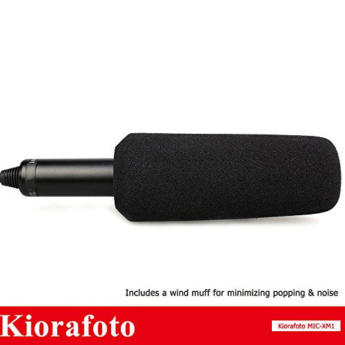 Kiorafoto Camera Camcorder Microphone Replaces Sony Microphone ECM-XM1