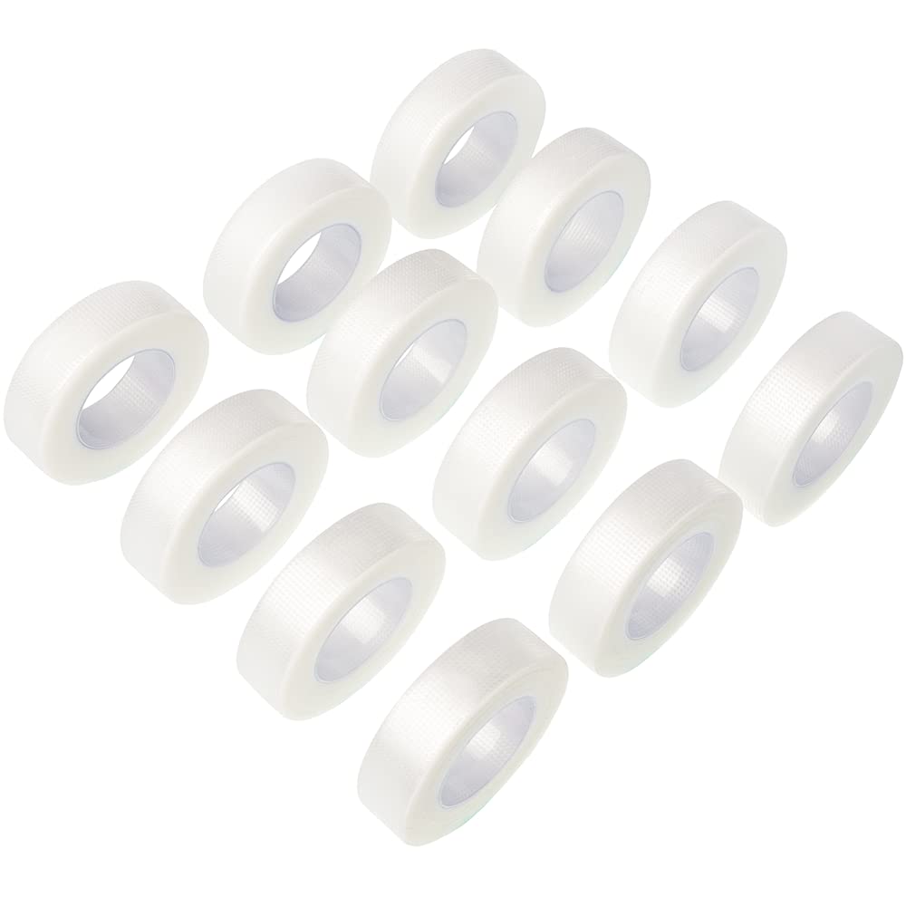 Medical Tape First Aid Tape Clear Surgical Bandage Tape for Wound - 0.49 Inch x 9.95 Yards 12 Rolls