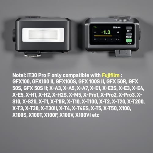 Godox iT30Pro F TTL Mini Camera Flash for Fujifilm X‑T4 X‑T3 X‑T30 X‑T20 iT30 Pro F