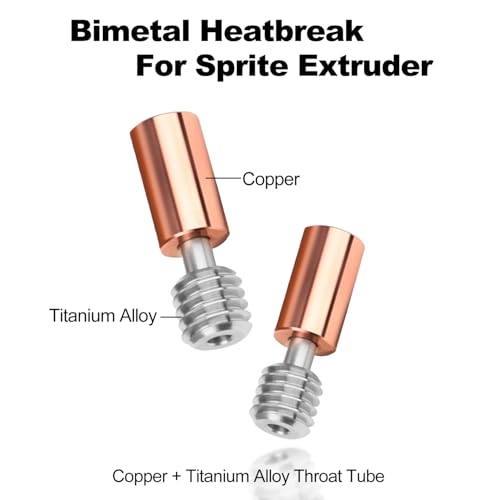Creality Original Sprite Extruder Heater Block Kit Extra Thermistors High Temperature Pro 300℃ 572℉ Hotend for Ender-3 S1 Plus, Ender-3S1, Ender-3S1 Pro, CR-10 Smart Pro