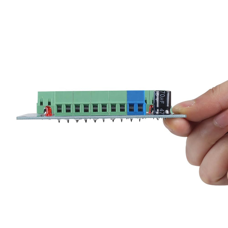 Optocoupler Insulation Module, 8-Channel Optocoupler Insulation Module, 24 V to 3.3 V Level Voltage Converter PNP Output PLC Signal Optocoupler Voltage Insulation Board
