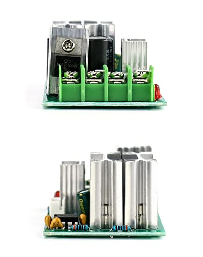 QWORK PWM DC Motor Speed Controller 12V 24V 36V 48V 20A High Performance Drive Module Adjustable Speed PWM Electronic Regulator