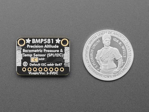 Adafruit BMP581 I2C / SPI Temperature and Air Pressure Sensor, STEMMA QT, 6407