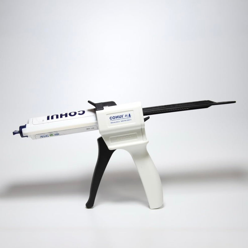 COHUI 10:1 adhesive dispenser gun for 50mL and 75mL two-part AB glue cartridges