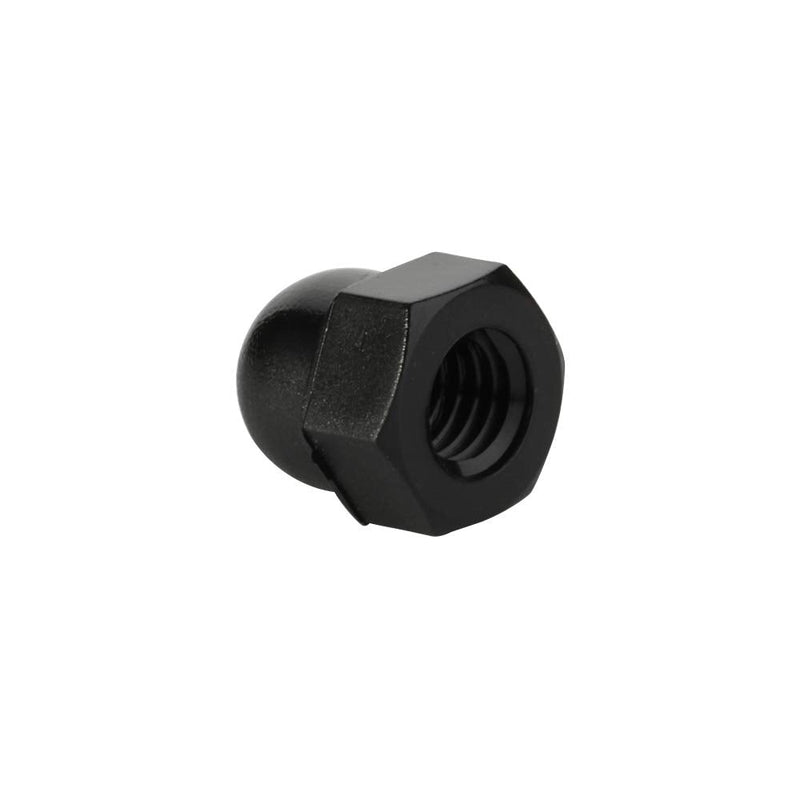 [Australia - AusPower] - M10-1.5 Acorn Nuts Nylon Hex Cap Nut Inner Threaded Protection Cover, Black, Quantity 25 M10-1.5 