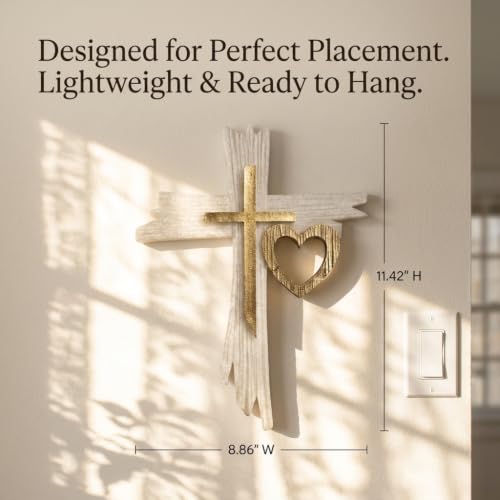 Zhao Xiang Christian Gifts Wall Cross Spiritual Home Decor for Entryway