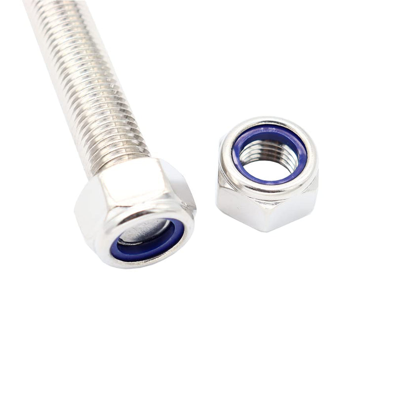 [Australia - AusPower] - M8x250mm Fully Threaded Rod Studs Long Metric Threaded Screw 304 Stainless Steel Right Hand Threads All Threaded Rod Studs for Anchor Bolts Clamps Hangers U-Bolts 2 Pack M8*250mm 