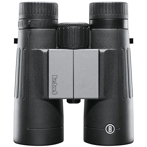 Bushnell PowerView 2 Binoculars, High-Definition Binoculars with Multi-Coated Lenses, Durable Aluminum Alloy Chassis, Wide Field of View, Ideal for Wildlife Observation, Hiking and Sporting Events 10x42