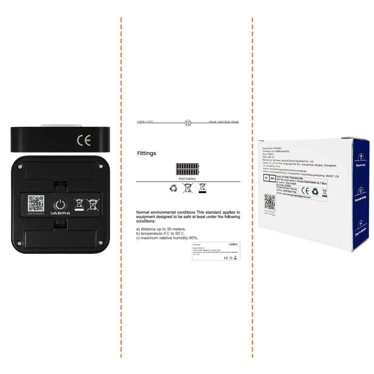 [Australia - AusPower] - VBR-100 Quantum PAR Meter 6000umol/(?s),Full Spectrum,Show Red and Blue PPFD in Light Seperately,PPFD Distribution Record 
