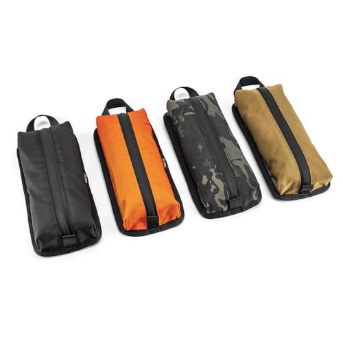 Kriega Tool Pouch in black, compact storage pouch for organizing motorcycle tools