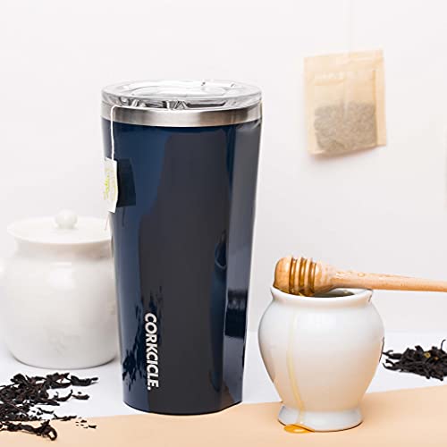 Corkcicle., Tumbler Gloss Navy 16 Ounce 16 ounces
