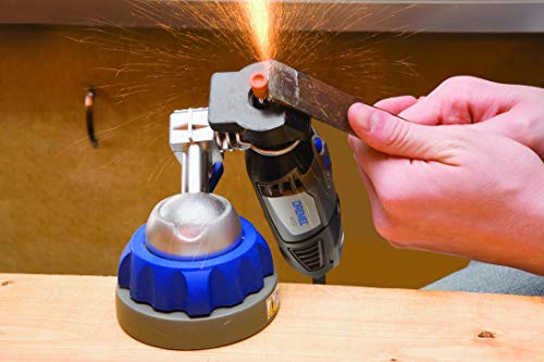 Dremel 8153 Corundum Grinding Tip - Accessory Set for Multifunctional Tool with 3 Sanding Tips 4.8 mm for Sharpening, Smoothing and Sanding Metal, Castings, Welded Connections, Rivets and Rust 8153 - Cylinder Small 4.8 mm