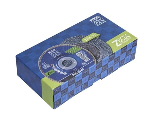 Pferde Polifan 69300934 Pane Abrasive Flap Disc PFC 125 40 Box of 10) 125 mm Zirconia corundum 40