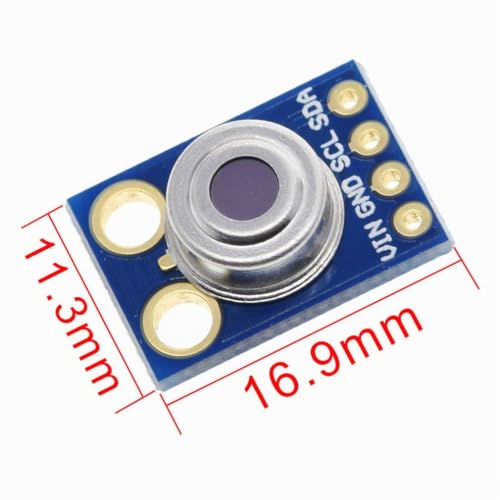 Hailege MLX90614 Non-Contact Infrared Temperature Sensor Module IIC I2C 3-5V for Arduino 51 MCU