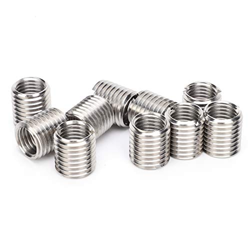 Eujgoov 10-piece M16 female to M20 male thread insert nut conversion repair sleeves
