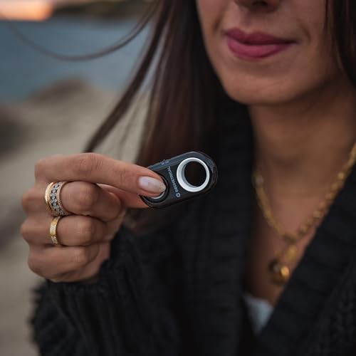 Bluetooth Shutter Remote by Geometrical Pocket Tripod Eclipse White