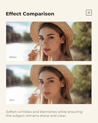 K&F CONCEPT 67mm Black Diffusion 1/4 Filter Mist Cinematic Effect Filter