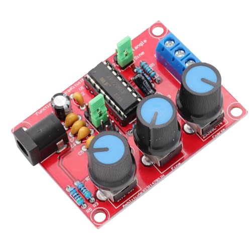2 Sets XR2206 High Precision Function Signal Generator Kit, 1Hz-1MHz, Adjustable Frequency Amplitude, Sine Wave/Triangular Wave/Square Wave, with Instruction Manual