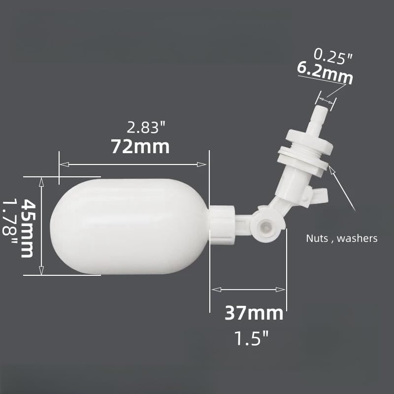 [Australia - AusPower] - Coffee Maker AutoFill Kit Filtered Water Auto Refill DIY Kit Coffee Machine Water Line Kit Direct Water Line Plumbing Kit with Float Valve For Single-Serve Brewers 25FT 