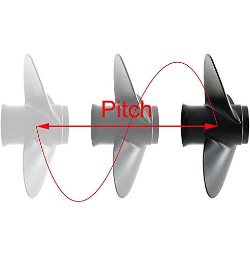 Boat Propeller 8 1/2x8 1/2 -N for Yamaha 6hp 8hp 9.9hp F6 F8 F9.9/ Outboard Propeller for Yamaha 2/4-stroke Engine 6G1-45941-00-EL 8.5x8.5