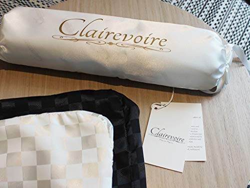 Clairevoire Piano Keyboard Dust Cover for 61 Keys to 88 Keys, Electric Pianos Cover, Digital Pianos Cloth Protection,Lightweight and Adjustable Closure,Pearl White, L - Keyboard Piano up to 61" x 21" Large Pearl White