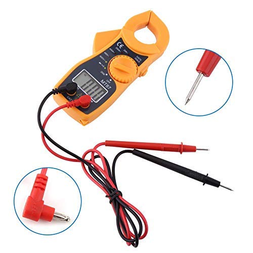 [Australia - AusPower] - Hilitand LCD Clamp Multimeter, MT87 AC 20A-400A Digital Volt Tester AC/DC 450V/6000V Voltage Detector Ammeter Ohmmeter with English Manual Multimetro 