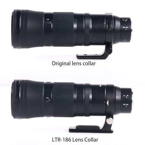 ZZQ&CCF Lens Collar for Nikon Z 180-600mm f/5.6-6.3 VR, Replacement Foot with Silicone Grip Handle, QD Socket, Arca-Type