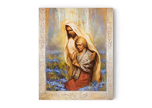 Forget Me Not by Annie Henrie Nader, Picture of Jesus, Unframed, 8x10 Print 10"L x 8"W
