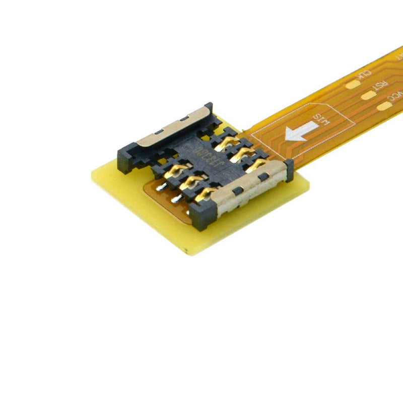 [Australia - AusPower] - CableCC Micro SIM Card to Nano SIM Kit Male to Female Extension Soft Flat FPC Cable Extender 10cm Nano-Micro SIM 