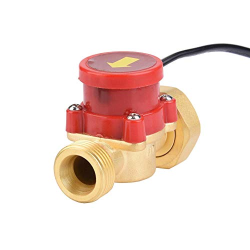 Flow Control Switch, HT-60 G1-G3/4 Thread Water Pump Flow Sensor Electronic Pressure Automatic Control Switch 220V 0.6Mpa, Water Flow Control Switch