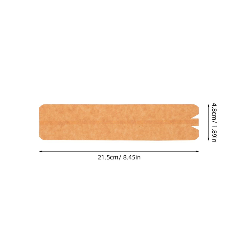 SOLUSTRE Writable Brown Craft Tape 8.46X1.88In Heavy Duty Packaging Tape with Easy Tear Strip for Secure Box Sealing Shipping and Moving