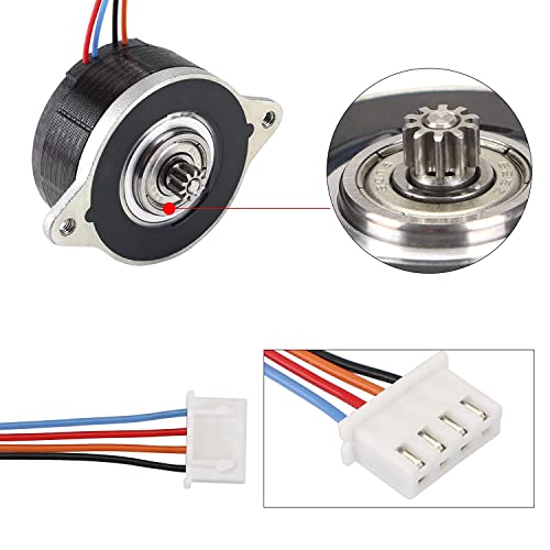 Moons Nema14 36mm Pancake Motor with 8 Tooth Gear, 17MM Enhanced Stepper Motor Compatible with Orbitor/Sherpa Extruder, Ender 3 Pro V2/Vorn 2.4 / BLV / CR10 3D Printer Direct Drive Upgrade
