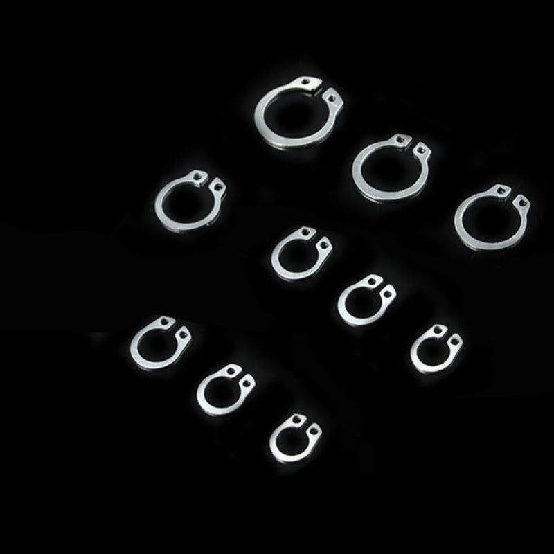 ULTECHNOVO external retaining ring snap circlip fastener set, 100 pieces in assorted sizes