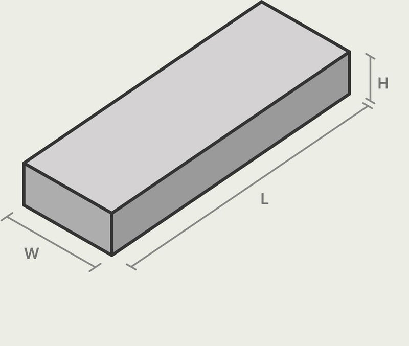 Naniwa NA-0100 Goken New Medium Whetstone for Professionals #1000 8.3 x 2.8 x 0.6 inches (210 x 70 x 15 mm) Medium Whetstone #1000