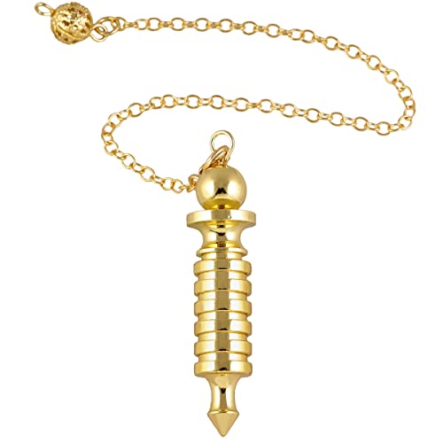 TUMBEELLUWA Isis Metal Pendulum for Divination Dowsing 2.04“