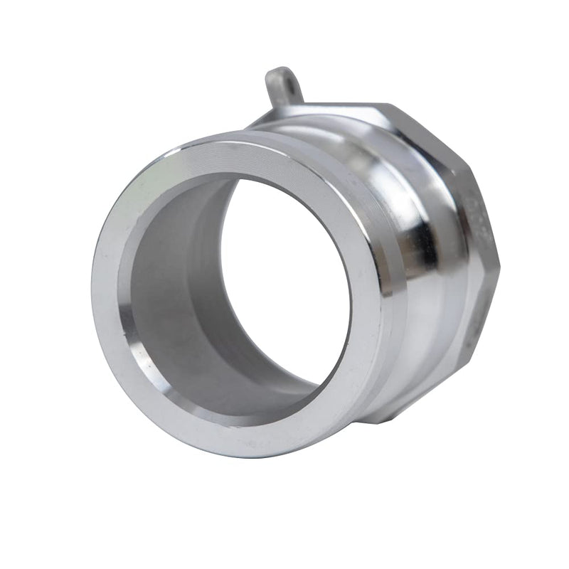 [Australia - AusPower] - 2 pcs Aluminum cam lock fittings (2" Part A) cam groove hose fitting camlock fittings, Male Adapter Female NPT Thread camlock fitting (2) 2 