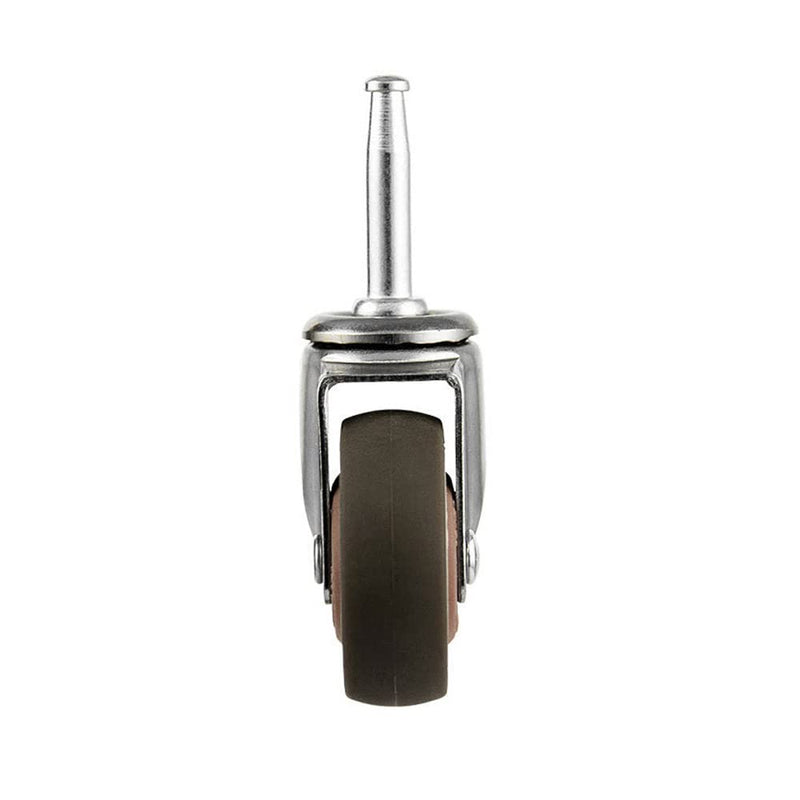 [Australia - AusPower] - 2 Inch Rubber Caster Wheel Set of 4(2 with Brakes & 2 Without) with 5/16" x 1-1/2" (8 x 38mm) Stem Sockets, for Furniture Crib Trolley Dining Car Casters 2 With Brakes & 2 Without Brakes 