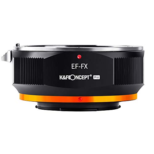 K&F Concept Lens Mount Adapter for EOS EF/EFS Lens to FujiFX Mount X-Pro1 X Camera X-Series Mirrorless Cameras with Matting Varnish Design Canon EF&EF-S