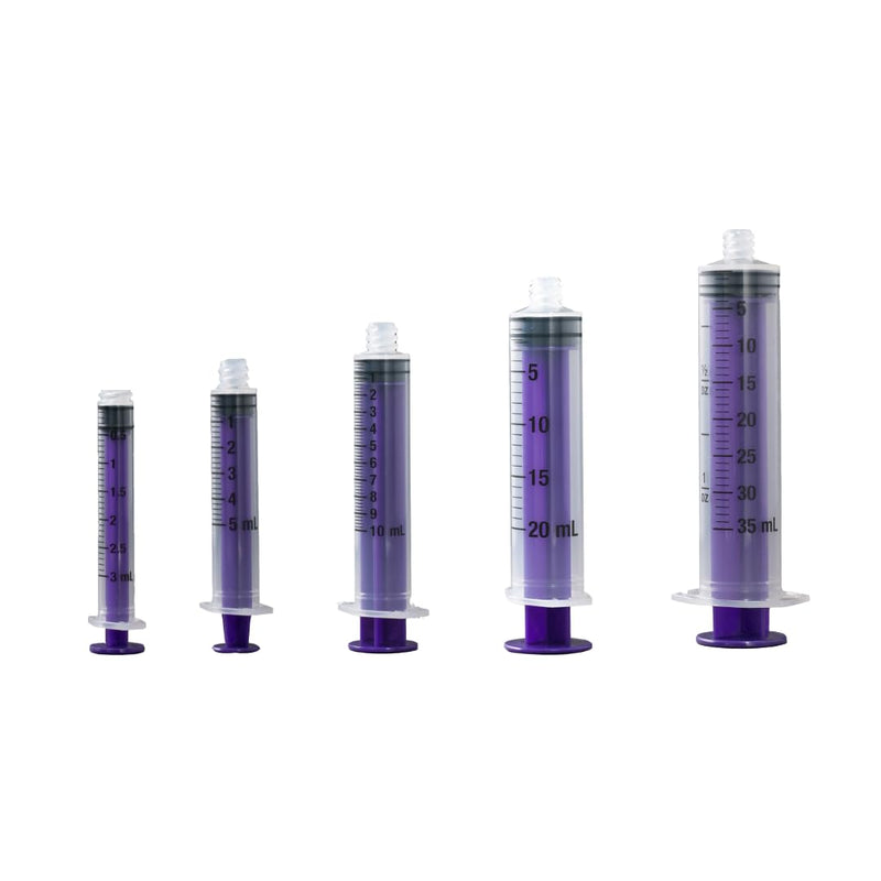 [Australia - AusPower] - Vesco Medical ENFit Standard Tip Syringes, 5ml (Pack of 25) Pack of 25 