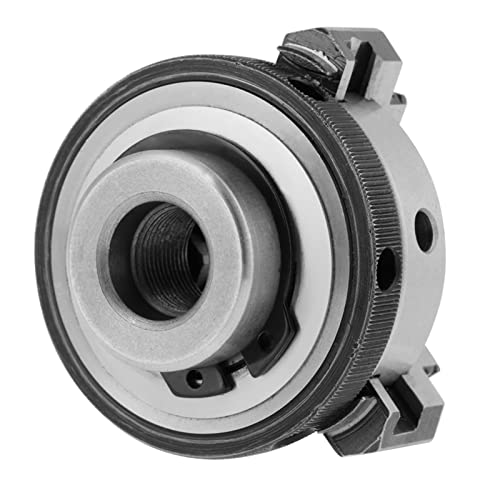 3 Jaw Self Centering Chuck 50mm, Precision Mini Metal Turning Tool for Small Benchtop Lathe, 1.97 Inch Workholding Device with Screw Rods, Hobby Machinist Accessory