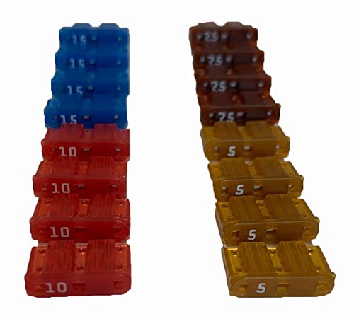 [Australia - AusPower] - Truck Upfitters 250 pc Assorted Automotive Blade Fuse Kit for Cars, Trucks, RVs, Trailers, and SUVs. Compatible with 6 Most Common Blade Fuses, incl Maxi, Medium, Mini, Lo-Pro Mini, Micro2 & Micro3 