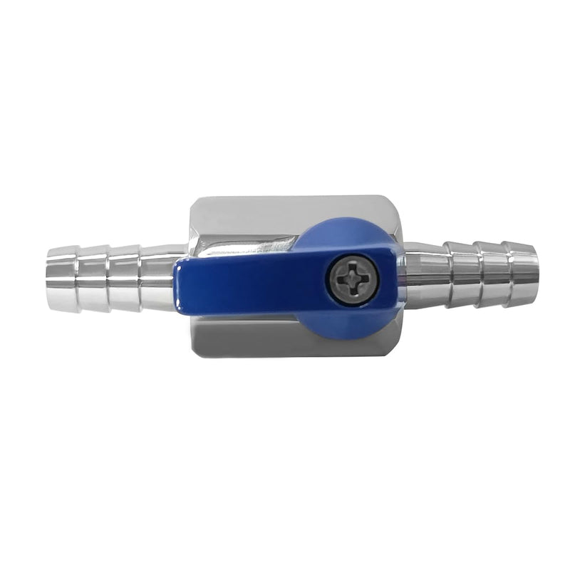 [Australia - AusPower] - Beduan 3/8 Hose ID Barb Ball Valve 304 Stainless Steel Mini Shut Off Valve for Water Gas Fuel Drip Irrigation and Aquariums 3/8" Hose Barb 1 