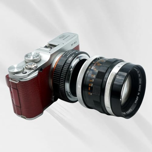 PHOLSY Lens Adapter Compatible with Canon FD FL Lens and Fuji X Camera Canon FD to Fujifilm FX