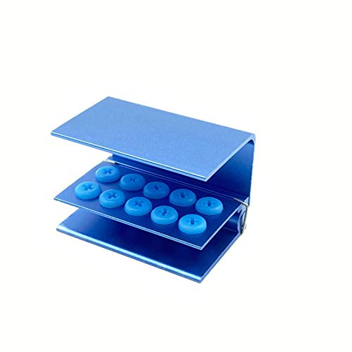 [Australia - AusPower] - 3Pcs 10 Holes Dental Burs Holder Block Case for CA/RA?FG Dental Autoclavable Burs Holder 