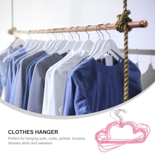 Cloud Shape Hangers 10 Pack Non Slip Clothes Hangers for Drying Wet Clothes Heavy Duty Metal Hanger for Kids Closet Space Saving Organizer 11.73 X 8.07 X 0.15 in
