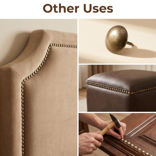 Bnuxpuuo 65.6ft D11mm upholstery tack strip with decorative furniture nail strips