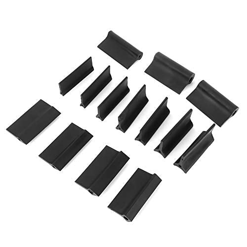 Tyenaza 14-piece hand sanding block set with profile contours and angle grips for woodworking and crafts