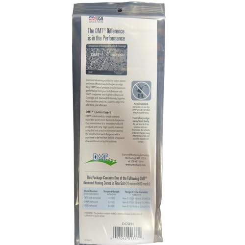 DMT Diamond Honing Cone Small sharpening stone for precision sharpening in tight spaces
