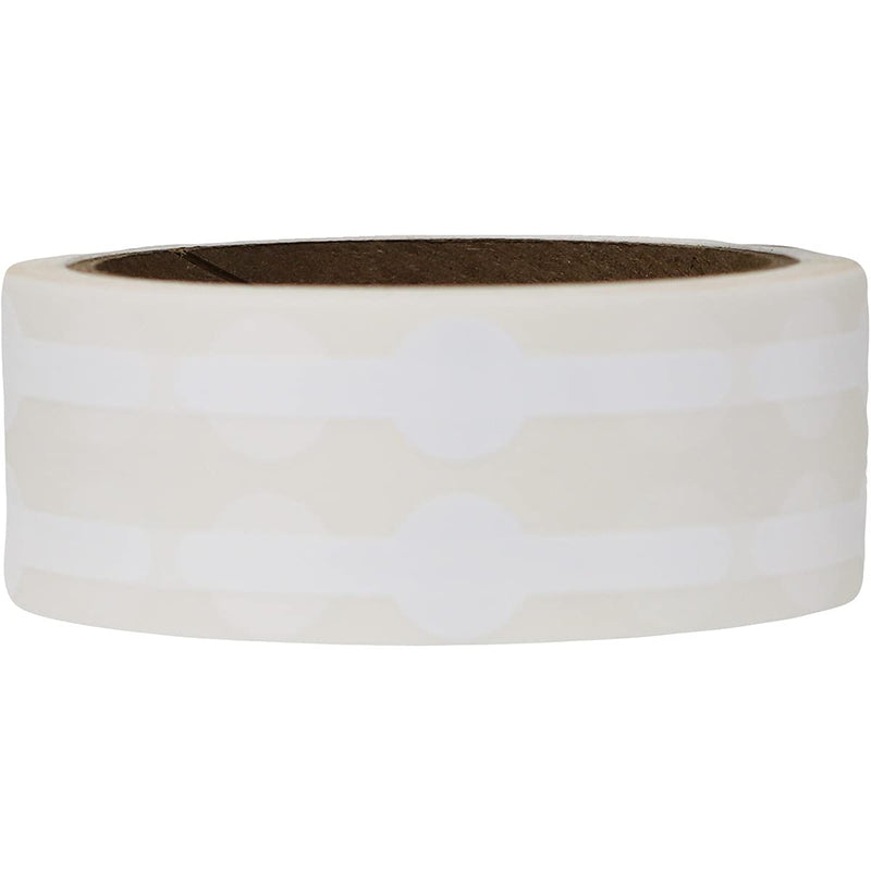 Pre-Roll Tube White Tamper Labels, 0.6 x 2.5 Inch 500 Total Labels